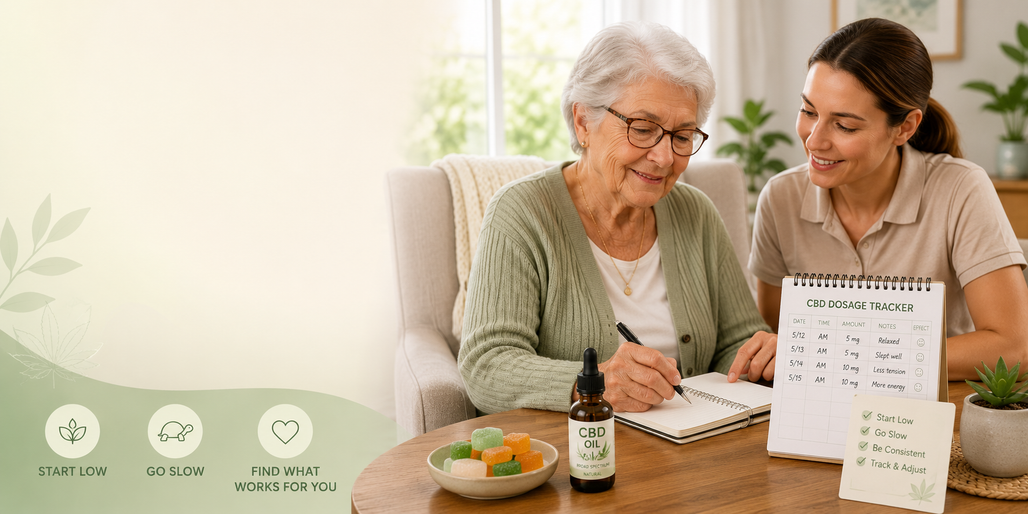 CBD Dosage for Seniors: A Beginner Guide to Starting Low and Going Slow