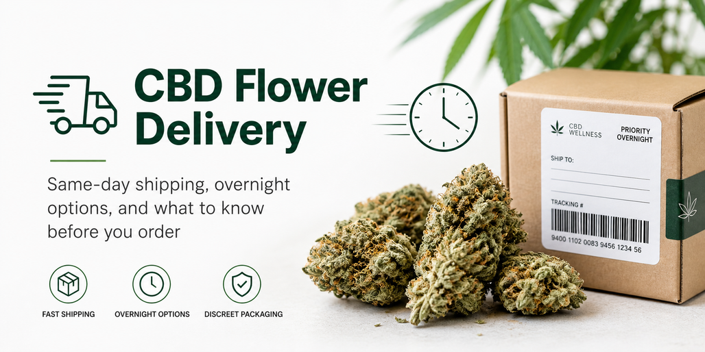 CBD Flower Delivery: Same-Day Shipping, Overnight Options, and What to Know Before You Order