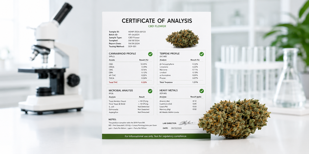 Red Flags on a CBD Flower COA: Warning Signs Every Consumer Should Know
