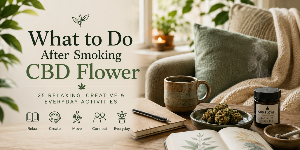What to Do After Smoking CBD Flower: 25 Relaxing Activities