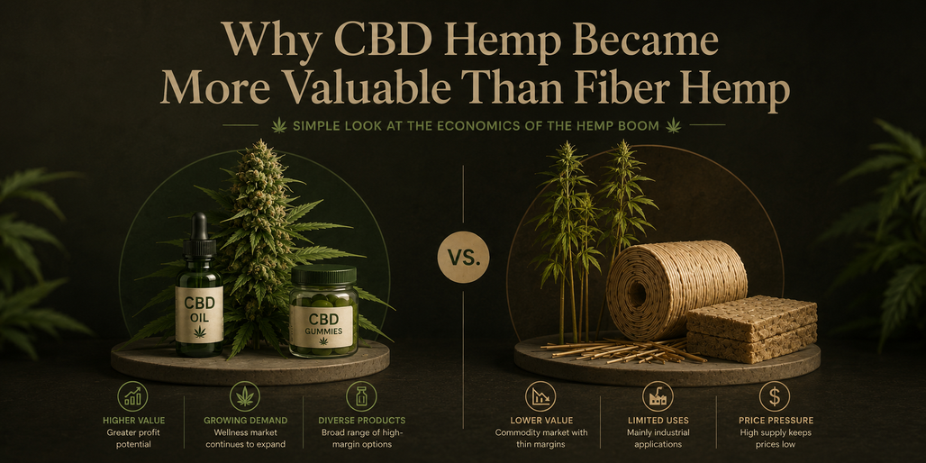 Why CBD Hemp Became More Valuable Than Fiber Hemp