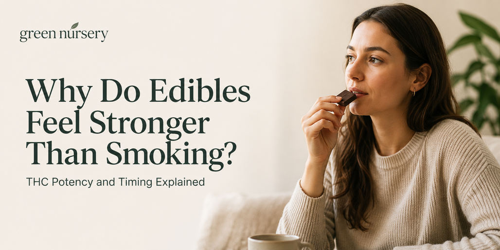 Why Do Edibles Feel Stronger Than Smoking? THC Potency and Timing Explained