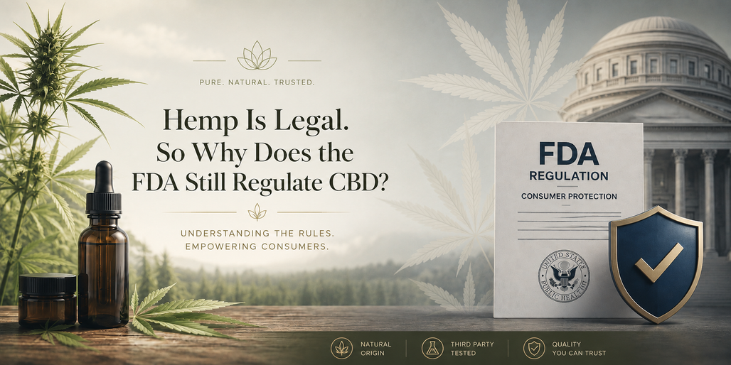 Hemp Is Legal. So Why Does the FDA Still Regulate CBD?