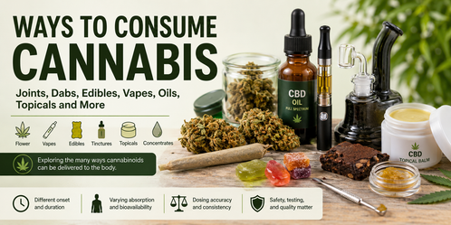 Ways to Consume Cannabis: Joints, Dabs, Edibles, Vapes & More