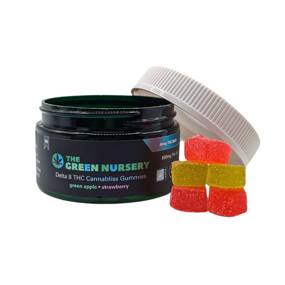 The Green Nursery Delta 8 Cannabliss Gummies - 40mg Each by The Green Nursery