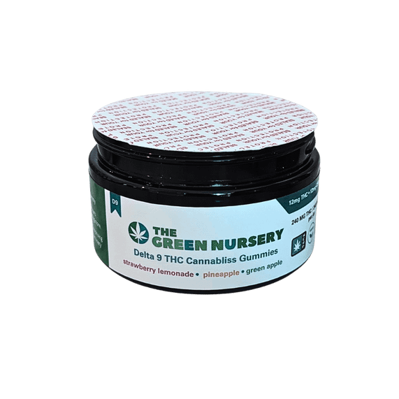 Green Nursery Delta 9 + CBD Cannabliss Gummies - 12mg THC Each by The Green Nursery 