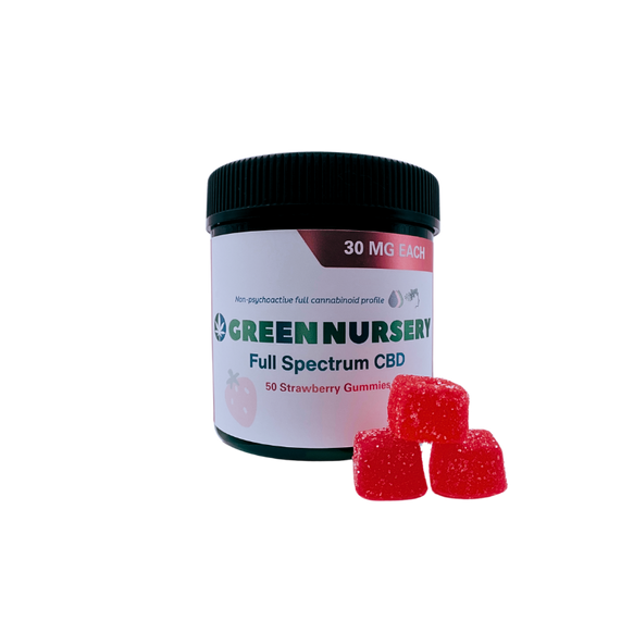 Green Nursery Full Spectrum CBD Gummies 30mg 50ct