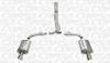 Corsa 14315 Sport Polished Single 4.0" Dual Rear Cat-Back for 2010-2016 Ford Taurus SHO 3.5L V6 Turbo
