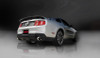 Corsa 14317 Xtreme Polished Single 4.0" Dual Rear Axle-Back for 2011-2014 Ford Mustang GT 5.0L V8