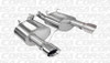 Corsa 14317 Xtreme Polished Single 4.0" Dual Rear Axle-Back for 2011-2013 Ford Mustang Boss 302 5.0L V8