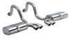 Corsa 14111 Sport Polished Twin 3.5" Dual Rear Axle-Back for 1997-2004 Chevy Corvette C5 5.7L V8