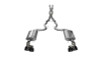 Buy with confidence at Just Bolt-On Performance Parts for the best deals on CORSA Sport Quad Tips Cat-Back with Black Tips for 2018-2023 Mustang GT 5.0L Coupe.