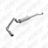MBRP ARMOR Lite Cat-Back Exhaust, Aluminized Steel - 2016-2023 Toyota Tacoma 3.5L - S5338AL