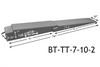 Race Ramps Flatbed HD 7" HD Tow Ramps (2-Piece) 1" HD Notch 10"W 5.2 Degree Angle BT-TT-7-10-2