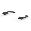 MBRP ARMOR BLK Axle-Back Exhaust, Black-Coated Aluminized Steel - 2018-2023 Ford Mustang GT 5.0L - S7211BLK