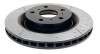 DBA Street Series Cross Drilled/Slotted Rotor - Black Hub (See Descr.) 2993BLKX