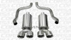 Corsa 14469 Xtreme Polished Twin 3.5" Dual Rear Axle-Back for 2005-2008 Chevy Corvette C6 6.0L V8