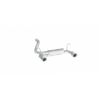 MBRP ARMOR Plus Axle-Back Exhaust, T409 Stainless Steel - 2018-2026 Jeep Wrangler (JL) 3.6L V6 - S5529409