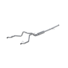 MBRP 2.5" Cat-Back Exhaust (Street Series) Aluminized Steel Dual Rear Exit for 2019-2026 Chevy Silverado 1500 6.2L / 2019-2026 GMC Sierra 1500 6.2L #S5065AL.