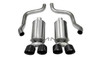 CORSA Xtreme 2.5" Axle-Back Exhaust with Dual Black Tips for 2005-2008 Chevrolet Corvette (C6) 6.0L/6.2L #21010BLK