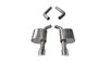 CORSA 2.75" Sport Axle-Back Exhaust with Dual 4.5" Polished Tips for 2015-2023 Charger 6.4L & Hellcat 6.2L / 2017-2023 Charger 5.7L / 2017-2023 Chrysler 300C 5.7L #21019