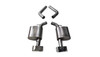 CORSA 2.75" Sport Axle-Back Exhaust with Polished GTX2 Tips for 2015-2023 Challenger SRT 6.4L / 2015-2023 Challenger Hellcat 6.2L / 2017-2023 Challenger RT 5.7L #21021