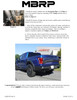 MBRP ARMOR Plus Resonator-Back Exhaust, T409 Stainless Steel - 2017-2020 Ford F-150 Raptor 3.5L - S5229409