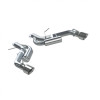MBRP ARMOR Lite Axle-Back Exhaust, Aluminized Steel - 2016-2024 Chevrolet Camaro SS 6.2L V8 - S7034AL