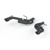 MBRP ARMOR BLK Axle-Back Exhaust, Black-Coated Aluminized Steel - 2016-2024 Chevrolet Camaro 2.0T - S7038BLK