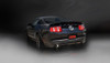 Corsa 14320 Sport Polished Single 4.0" Dual Rear Axle-Back for 2011-2012 Ford Mustang Shelby GT500 5.4L V8