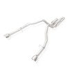 Stainless Works 2019+ Ram 1500 5.7L 3" Redline Cat-Back Exhaust with Dual Exit Under Rear Bumper (Polished Tips) - RAM19CBR