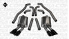 Corsa 14971BLK Sport Black Twin 4.0" Dual Rear Cat-Back + X-Pipe for 2012-2015 Chevy Camaro ZL1 Coupe 6.2L V8