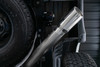 MBRP 4" Resonator-Back Single Side Exit Aluminized Steel Exhaust with 5" Tip for 2017-2020 Ford Super Duty 6.2L & 7.3L V8 - S5247AL