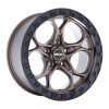 WELD Off-Road Wheel 17x9 Ledge W106 Satin Bronze with Satin Black Lip | 5x127 | +0 Offset |  5.00 Backspace | Wrangler JK JL | Gladiator JT | W10679075500 Jeep Wrangler JK 2007-2018, Wrangler JL 2018-2025, Wrangler 392 2018-2025, Wrangler 4XE 2018-2025, Jeep Gladiator 2020-2025