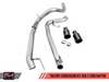 AWE Tuning Tailpipe Conversion Kit (Diamond Black Tips) for 2017-2021 Ford Raptor 3.5L EcoBoost - 3020-33050