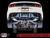AWE Tuning Touring Edition 3" Cat-Back Exhaust (Quad Chrome Silver Tips) for 2018-2021 Ford Mustang GT 5.0L S550 - 3015-42102