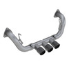 MBRP ARMOR Pro Cat-Back Exhaust, T304 Stainless Steel - 2017-2022 Acura NSX 3.5L - S49003CF