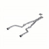 MBRP ARMOR Lite Cat-Back Exhaust, Aluminized Steel - 2017-2023 Dodge Charger 6.2L - S7117AL