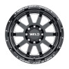 WELD Off-Road Wheel 18x9 Stealth W102 Gloss Black | 6x139.7 | -12 Offset |  4.50 Backspace | 2021+ Ram TRX | 2019-2021 Ram 1500 | 2007-2021 Silverado / Sierra 1500 | 2016-2021 Tacoma | 2002-2022 4Runner | W10289098450