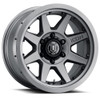 ICON Rebound Pro Wheels Titanium Wheel 17x8.5 | 5x127 BC (5x5) | -6 Offset - fits Jeep Wrangler JL 2018-2026, Jeep Wrangler JK 2007-2018, Jeep Gladiator JT 2020-2026, Jeep Commander 2006-2010, Chevrolet C/K1500 2WD 1967-1998, and 7 more