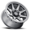 ICON Rebound Pro Wheels Titanium Wheel 17x8.5 | 5x127 BC (5x5) | -6 Offset - fits Jeep Grand Cherokee SRT 2006-2021, Jeep Grand Cherokee Trackhawk 2018-2021, Dodge Durango SRT 2018-2026, Jeep Wrangler JL 2018-2026, Jeep Wrangler JK 2007-2018, and 10 more