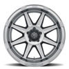 ICON Bandit Wheels Gunmetal Wheel 20x10 | 5x127 BC (5x5) | -24 Offset - fits Jeep Grand Cherokee SRT 2006-2021, Jeep Grand Cherokee Trackhawk 2018-2021, Dodge Durango SRT 2018-2026, Jeep Wrangler JL 2018-2026, Jeep Wrangler JK 2007-2018, and 10 more
