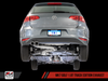 AWE Tuning VW MK7 Golf 1.8T Track Edition Exhaust w/Chrome Silver Tips (90mm) - 3020-22020