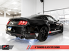 AWE Tuning 2015-2017 S550 Mustang GT Cat-back Exhaust - Track Edition (Diamond Black Tips) - 3020-33030