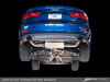 AWE Tuning Audi 8V A3 Touring Edition Exhaust - Dual Outlet Chrome Silver 90 mm Tips - 3015-32056