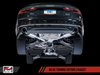 AWE Tuning Audi B9 A5 Touring Edition Exhaust Dual Outlet - Diamond Black Tips (Includes DP) - 3015-33090