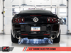 AWE Tuning 2011-2014 S197 Mustang GT | 2011-2012 GT500 5.4L Axle-back Exhaust | Track Edition (Chrome Silver Tips) | 3020-32040