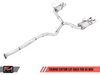 AWE Tuning Subaru 15+ WRX VA Sedan Touring Edition Exhaust - Chrome Silver Tips (102mm) - 3015-42098