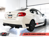 AWE Tuning Subaru 2015-2021 WRX VA Sedan Touring Edition Exhaust | Diamond Black Tips (102mm) | 3015-43102