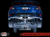 AWE Tuning 2016-2020 Honda Civic Si Track Edition Exhaust w/Front Pipe & Dual Diamond Black Tips | 3020-33066